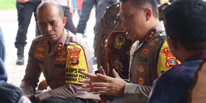 Kapolres Lampung Timur Dampingi Kapolda Lampung Tinjau PPK Pekalongan dan Batanghari Nuban