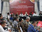 Rakor Hidrometeorologi Basah : Kepala BNPB Sampaikan Empat Strategi Tangani Banjir Bandung