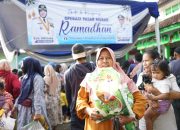 Gelar Pasar Murah Masyarakat Ucapkan Terima Kasih Pada Bunda Eva