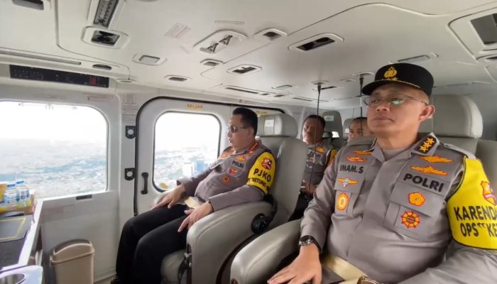 Kapolri Pantau Jalur Mudik Via Udara